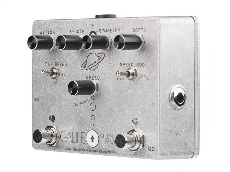 GALILEO tremolo, handbuilt analog effects pedal, optical tremolo with tap tempo and modulation