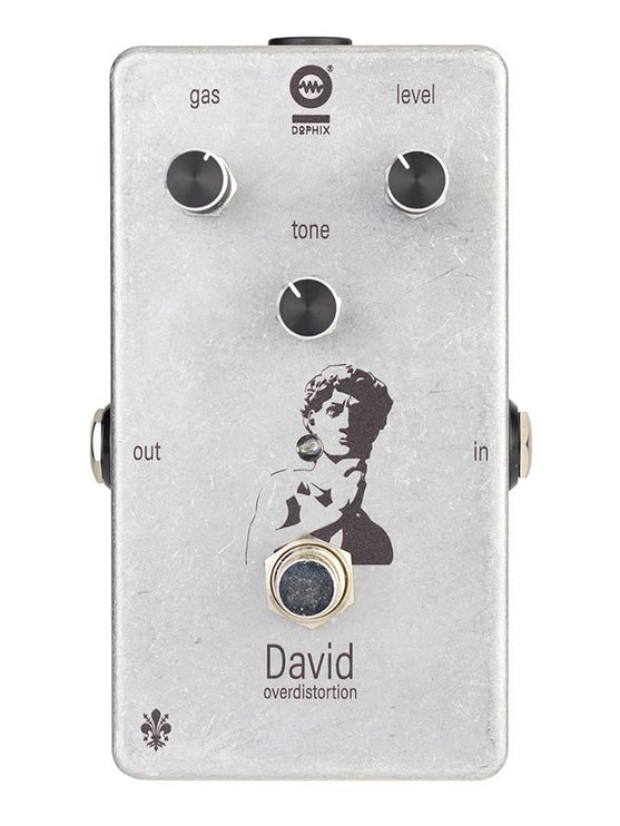 DAVID over distortion, handbuilt analog effects pedal, gain ranges from crunch to distortion/ fuzz