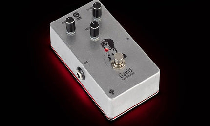 DAVID over distortion, handbuilt analog effects pedal, gain ranges from crunch to distortion/ fuzz