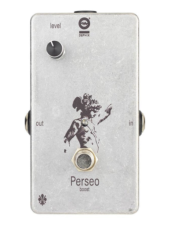 PERSEO boost, handbuilt analog effects pedal, clear boost that adds dynamics and harmonics