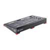 aluminum alloy pedal board, 60x37x9cm, with heavy duty bag