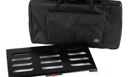 aluminum alloy pedal board, 80x41x9cm, with heavy duty bag