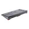 aluminum alloy pedal board, 80x41x9cm, with heavy duty bag