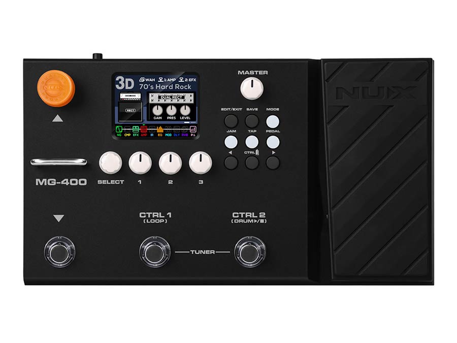 NUX - MG-400 - guitar/bass amp modeling processor and multi effect with USB recording interface