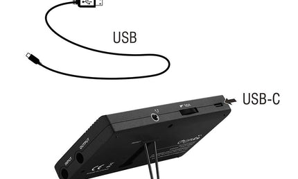 rechargeable desktop 4-in-1 tuner, with clip mic