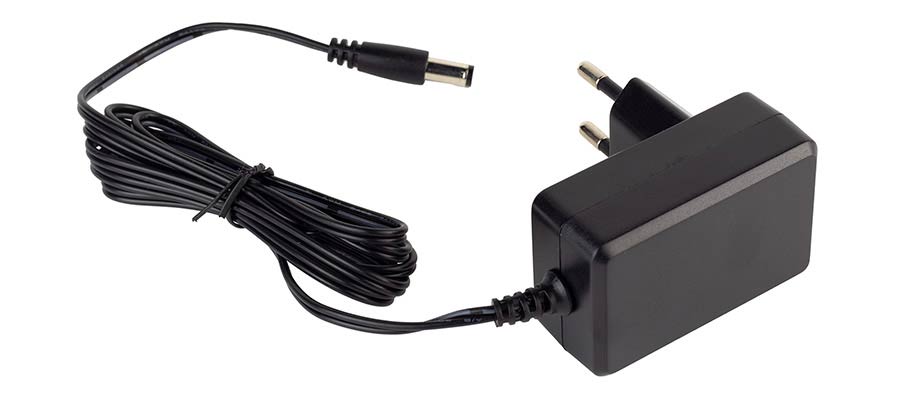 power supply 9VDC 1A, center negative, 1.5m cable, EU type