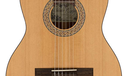 classic guitar solid Canadian cedar top + sapele, open pore finish - SENORITA 630mm scale