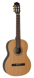 classic guitar solid Canadian cedar top + Indian rosewood, open pore finish