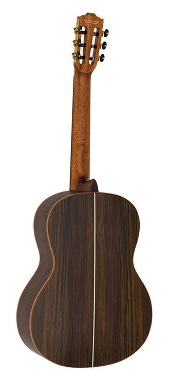 classic guitar solid Canadian cedar top + Indian rosewood, open pore finish