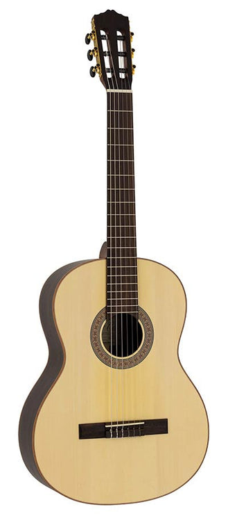 classic guitar solid European spruce top + Indian rosewood, open pore finish