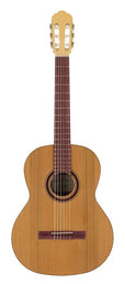 classic guitar solid cedar and sapele, open pore finish