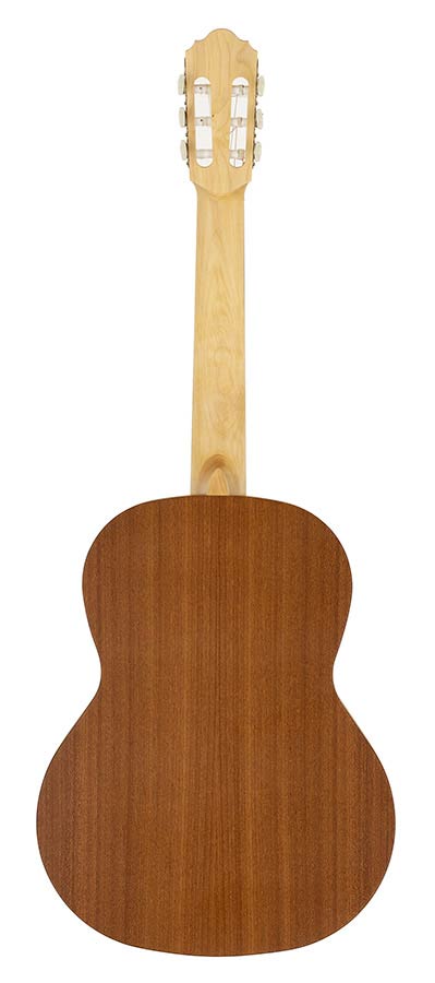 classic guitar solid cedar and sapele, open pore finish