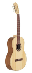 classic guitar solid spruce and sapele, open pore finish