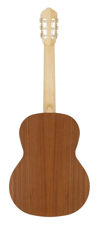 classic guitar 3/4 scale solid spruce and sapele, open pore finish