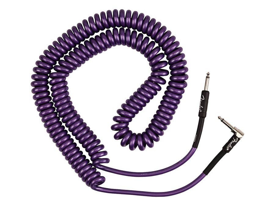 Fender - 990823026 - Coil Cable 30Ft, Purple
