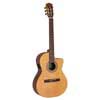 stage guitar solid Canadian cedar top + sapele, open pore finish - cutaway and Fishman Clasica II