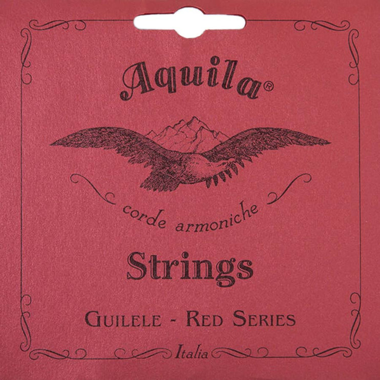 guilele/guitalele string set, for 17" scale, E-tuning E-A-D-g-b-e (wound 4th, 5th and 6th)