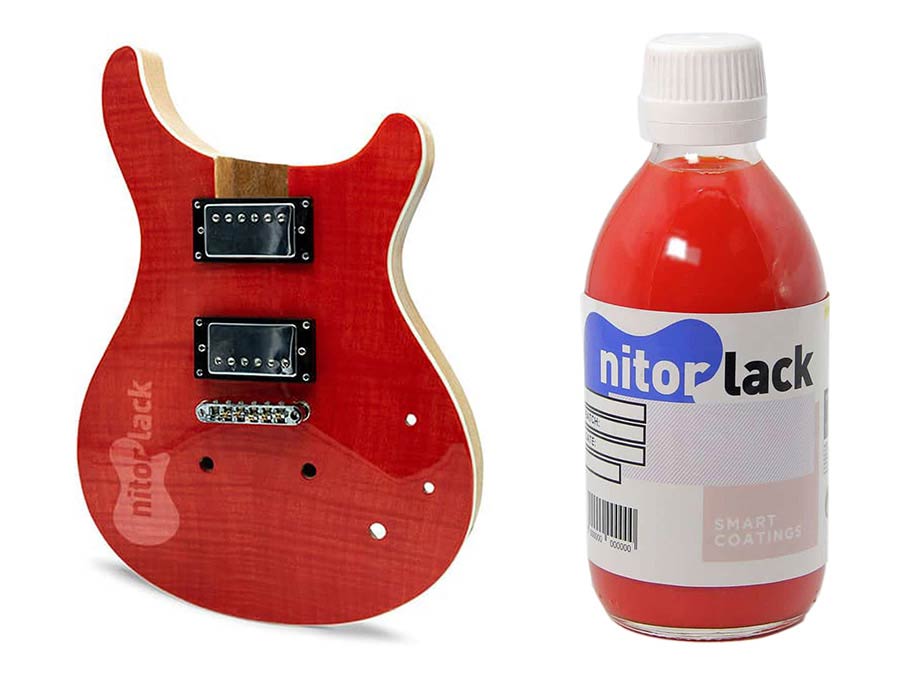 NitorLACK - N410407112 - stain scarlet red, waterbased dye