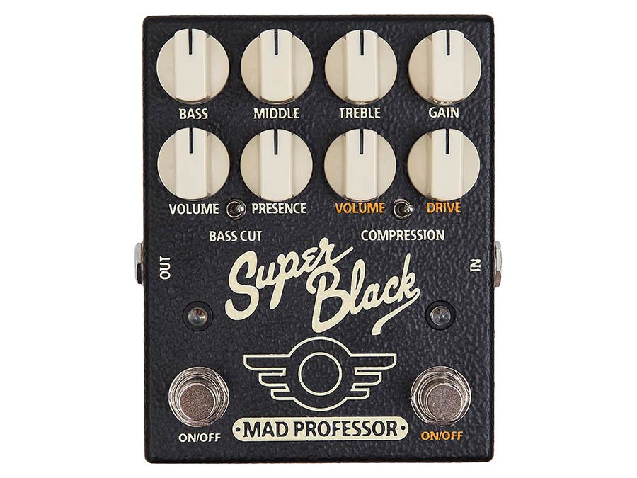 effect pedal Super Black preamp/booster/overdrive