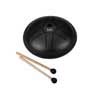 tongue drum 5.5", 6 tongues, C major pentatonic, black