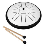 Sela - SEL363 - Tongue Drum 6" – White