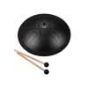 tongue drum 10", 8 tongues, A Hirajoshi, black