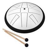 Sela - SEL372 - Tongue Drum 10" – White