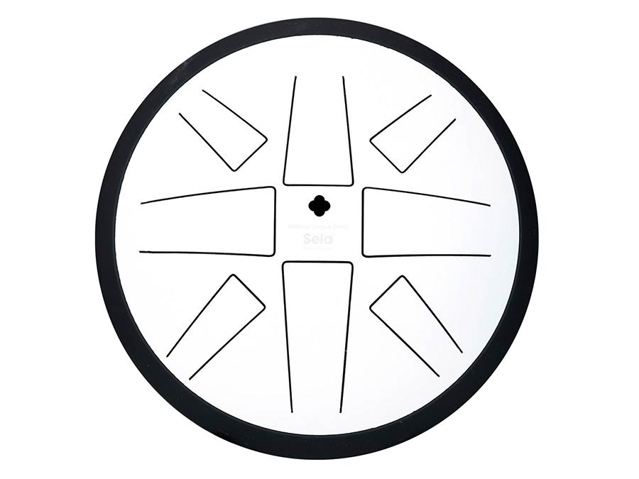 Sela - SEL372 - Tongue Drum 10" – White