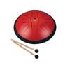 tongue drum 10", 8 tongues, C Pygmy, red