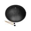 tongue drum 14", 9 tongues, D Kurd, black