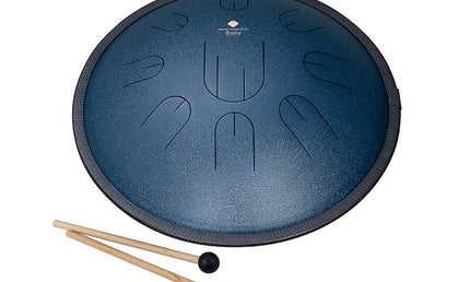 tongue drum 14", 9 tongues, D Amara, navy blue