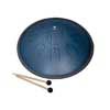 tongue drum 14", 9 tongues, D Amara, navy blue