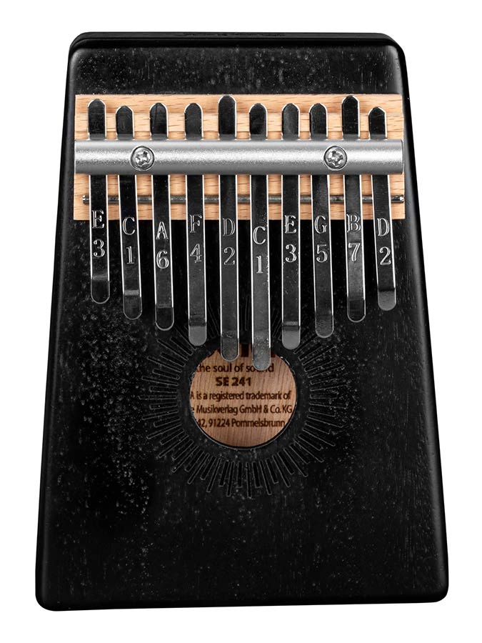 Sela - SEL241 - Kalimba Mahogany 10" Black