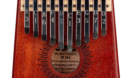 kalimba 'Mahogany 10' red