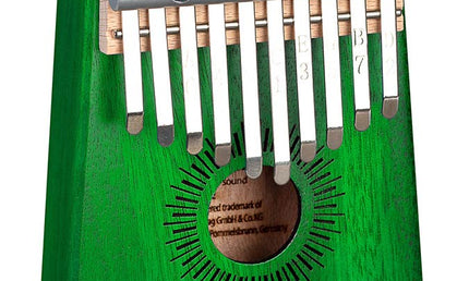 kalimba 'Mahogany 10' green