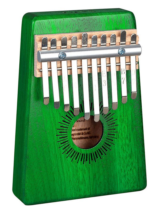 Sela - SEL243 - Kalimba 'mahogany 10" Green