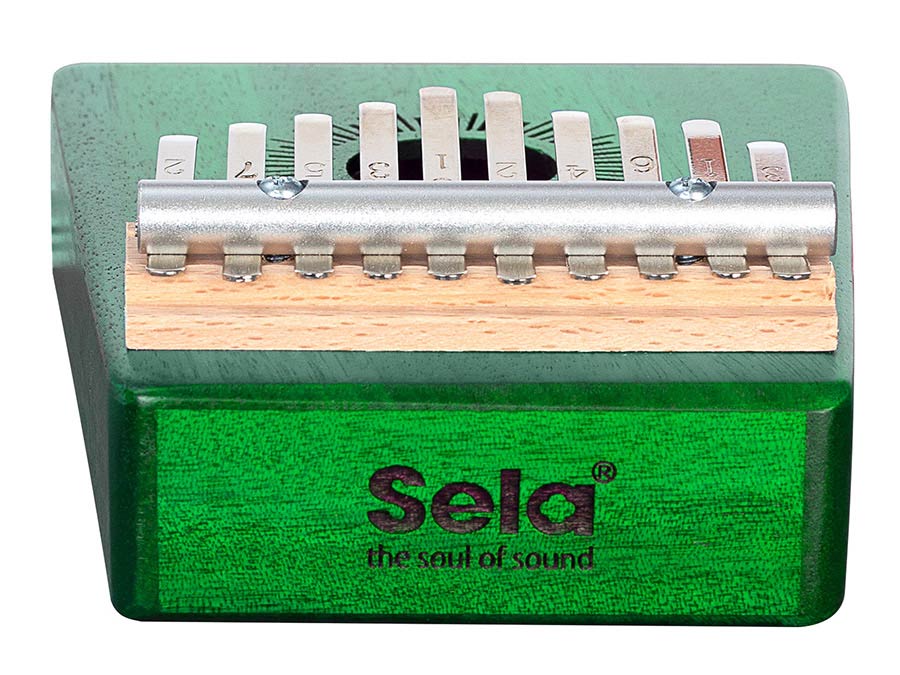 Sela - SEL243 - Kalimba Mahogany 10" Green