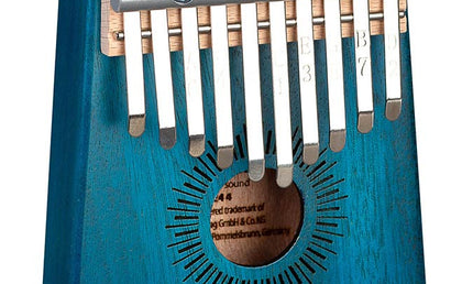 kalimba 'Mahogany 10' blue