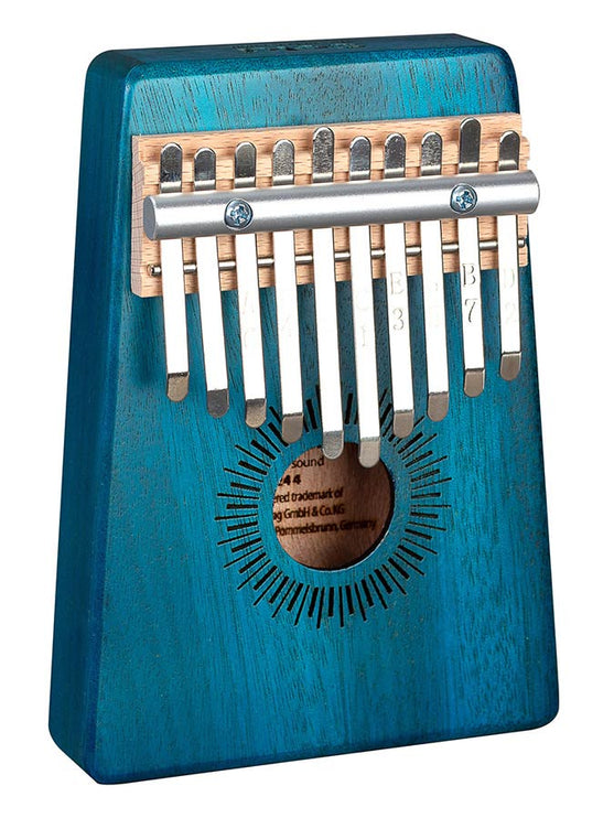 Sela - SEL244 - Kalimba 'mahogany 10" Blue