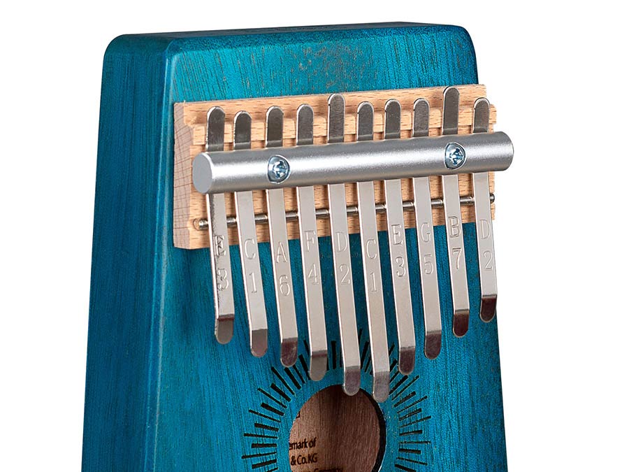 Sela - SEL244 - Kalimba Mahogany 10" Blue