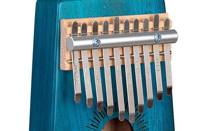 kalimba 'Mahogany 10' blue