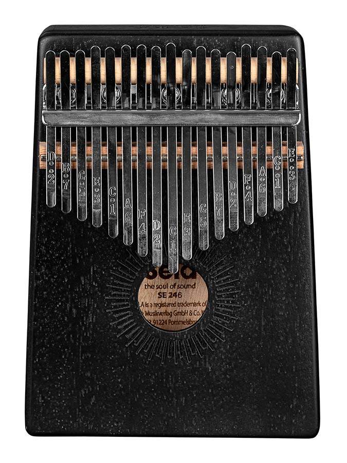 Sela - SEL246 - Kalimba Mahogany 17" Black