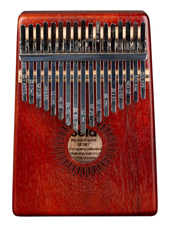 Sela - SEL247 - Kalimba Mahogany 17" Red
