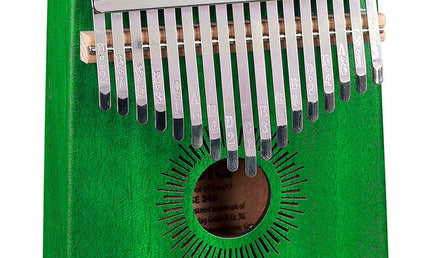 kalimba 'Mahogany 17' green