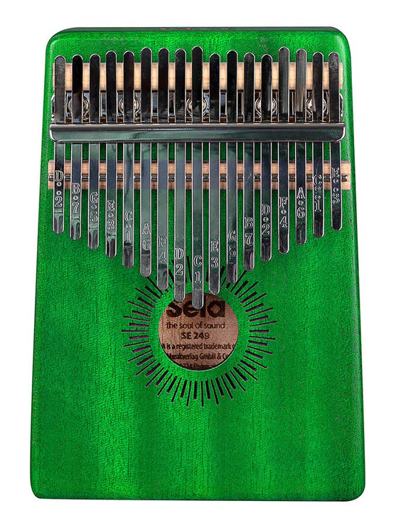 kalimba 'Mahogany 17' green