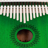 Sela - SEL248 - Kalimba Mahogany 17" Green