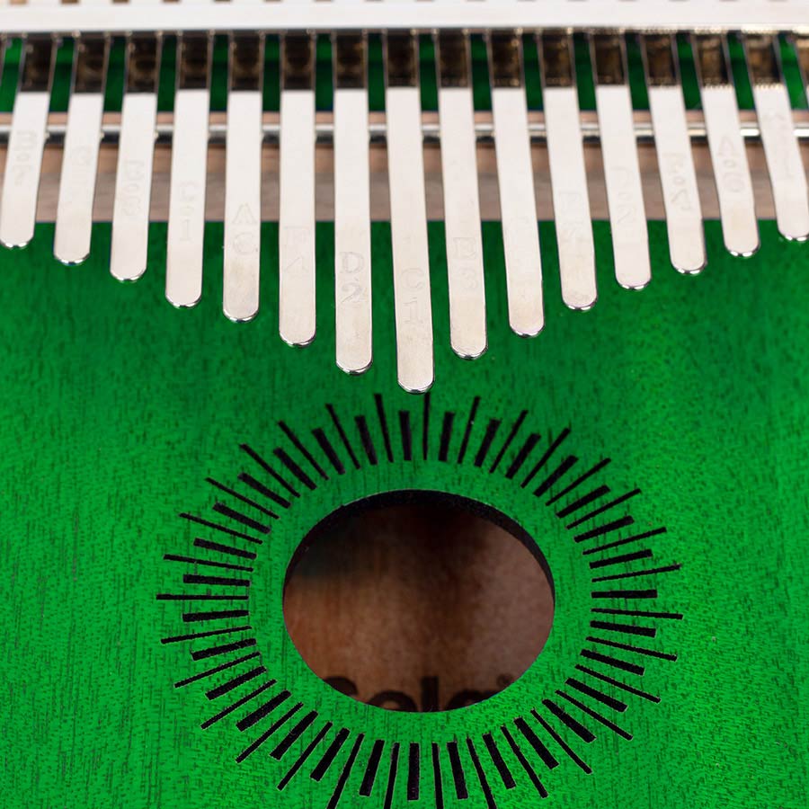 Sela - SEL248 - Kalimba Mahogany 17" Green