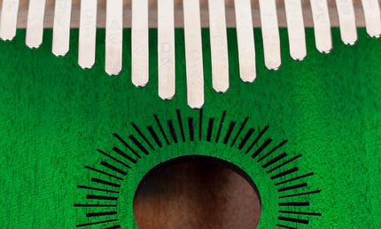 kalimba 'Mahogany 17' green