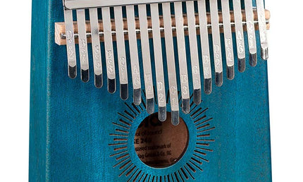 kalimba 'Mahogany 17' blue