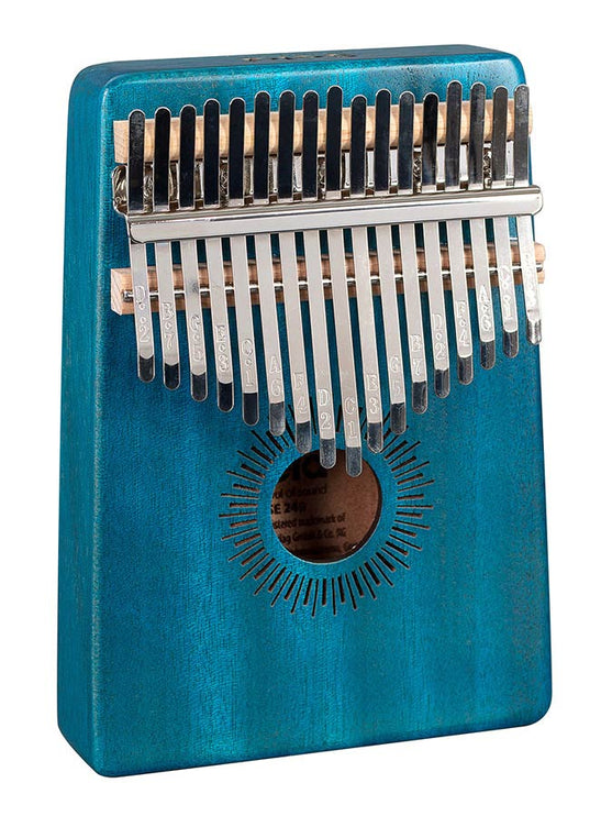 kalimba 'Mahogany 17' blue